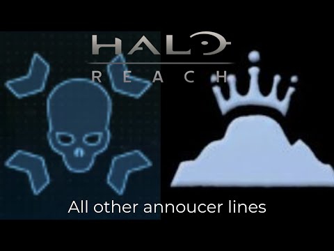 Halo: Reach - All Other Voiced Announcer Lines