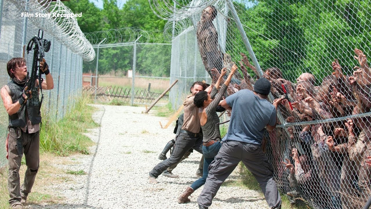 Sobreviventes de um apocalipse zumbi precisam proteger uma prisão de uma invasão dos mortos-vivos!