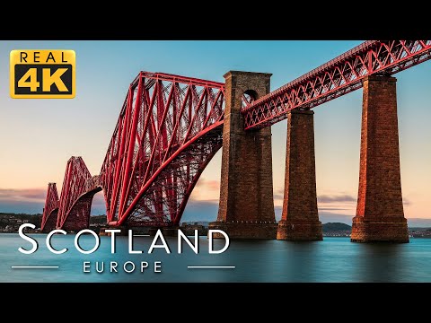 FLYING OVER SCOTLAND (4K UHD) Beautiful Nature Scenery with Relaxing Music | 4K VIDEO ULTRA HD