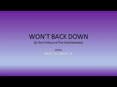 Won't Back Down - Tom Petty
