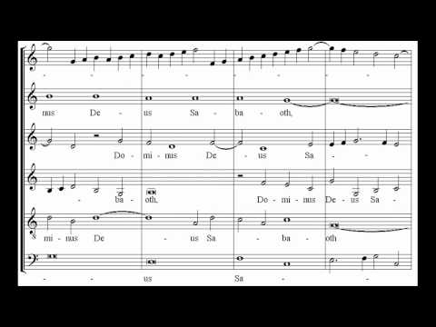 Palestrina - Missa Ut re mi fa sol la  -Sanctus - The Cambridge Singers