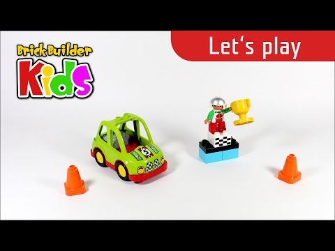 Vidéo LEGO Duplo 10589 : La voiture de rallye