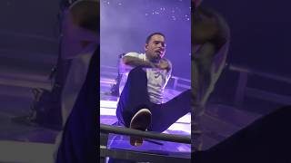 Front row to Chris Brown performing “Take You Down” on the rotating stage #chrisbrown #privilegernb