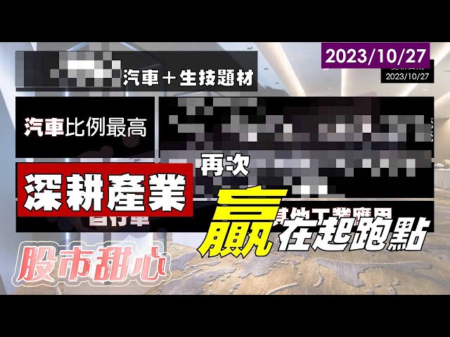10/27【甜心盤後影音】關鍵時刻再次贏在起跑點！