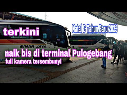 Terkini ‼️cara naik bis dari terminal pulogebang || naik sinar jaya #terminalpulogebang