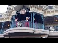 Paris DisneyLand Mickey Mouse Waving To Crowd