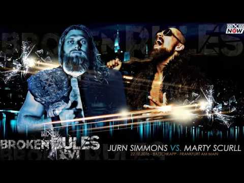 Jurn Simmons vs. Marty Scurll bei wXw Broken Rules XVI