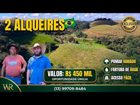 SÍTIO 2 ALQUEIRES EM SETE BARRAS-SP | R$ 450 MIL