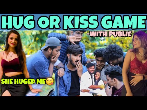 HUG OR KISS 🔞💋- TAMIL GAME WITH PUBLIC | 😁SHE HUGED ME | HASHTAG TODAY | VJ SAMEER | trending game