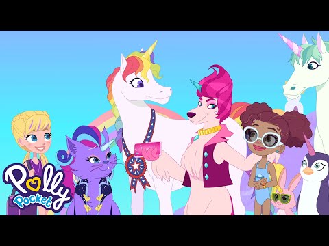 Um parque aquático de unicórnios!? | 2 episódios | Polly Pocket Português