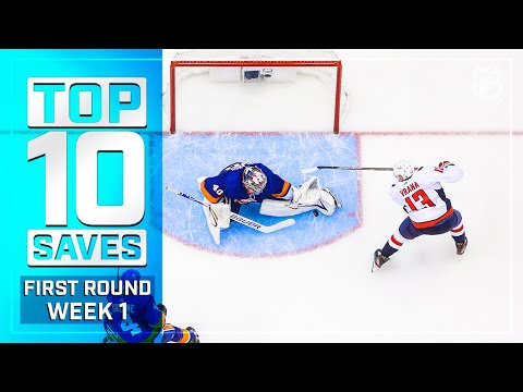 Top 10 Saves from Week 1 of the First Round | Stanley Cup Playoffs | NHL