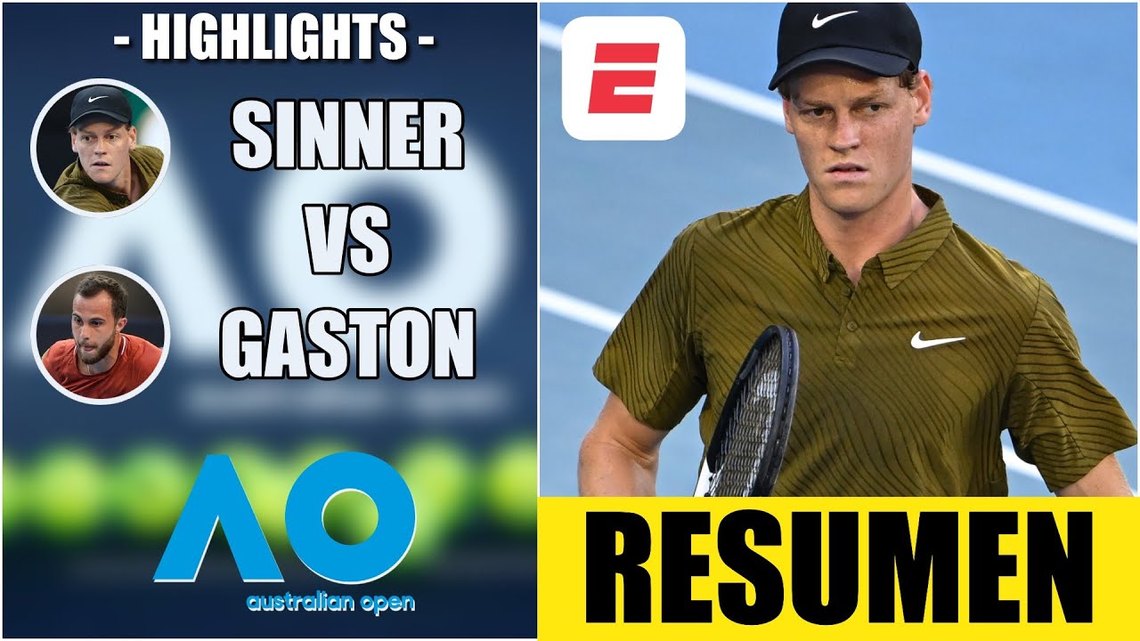 Jannik Sinner vs Hugo Gaston | HIGHLIGHTS | Australian Open 2026