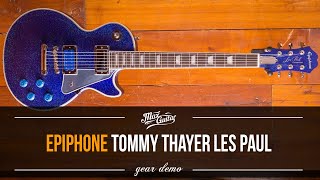 Video thumbnail for Sparkles and TONE! The Epiphone Limited Tommy Thayer Electric Blue LES PAUL! by Max Guitar B.V.