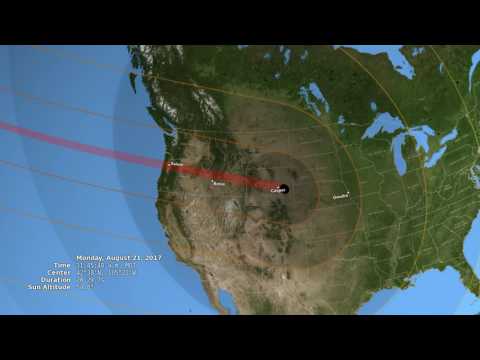 Eclipse Across America: Path Prediction Video