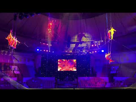 The Flying Cranes (Firebirds) Flying Trapeze. Воздушный полет Журавли(Жар-Птицы) Ekaterinburg circus