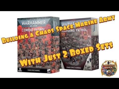 Collecting A Chaos Space Marines Army with 2 Boxed Sets!