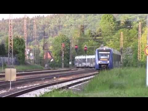 Vlexx Züge in Saarbrücken-Dudweiler (Alstom Coradia LINT 81 und 54)