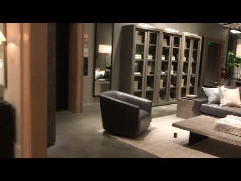 Huge Tall Bronze Kone EcoSpace traction elevator @ Restoration Hardware (International Plaza)