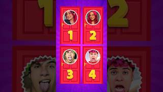 ▶️🚪🤩 ESCOLHA A PORTA DO SEU YOUTUBER FAVORITO DOS ROSA! #quiz #shorts #emillyvickof #viral #fyp