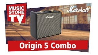 Video thumbnail for Marshall Origin 5C Combo Guitar Amp Demo (english) by MusicStoreTV