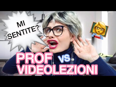 TIPOLOGIE DI PROF DURANTE LE VIDEOLEZIONI 👩🏻‍🏫