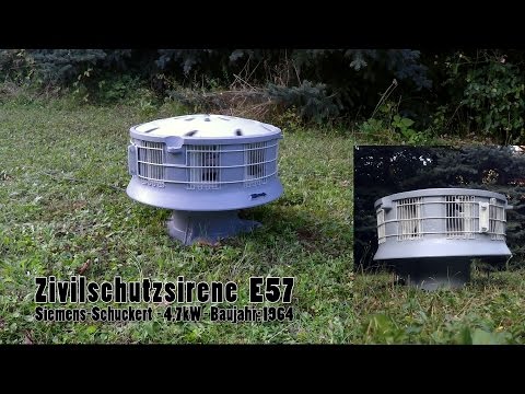 Probealarm Sirene E57 - Siemens-Schuckert