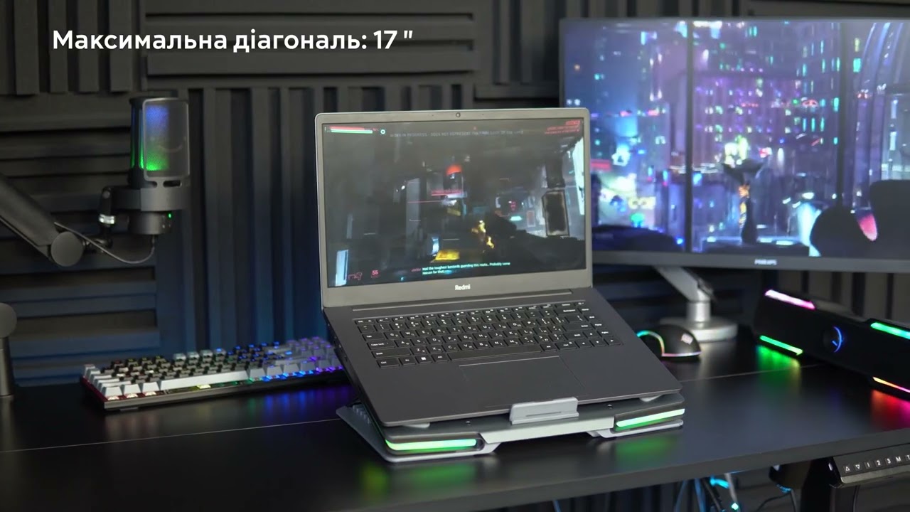 Підставка для ноутбука OfficePro CP1540 video preview