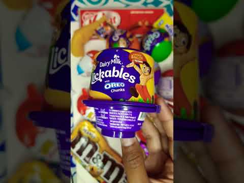 Yummmmmy  DairyMilk  Lickables oreo  chunk chocolate eggs😍😋❤😘 #shorts