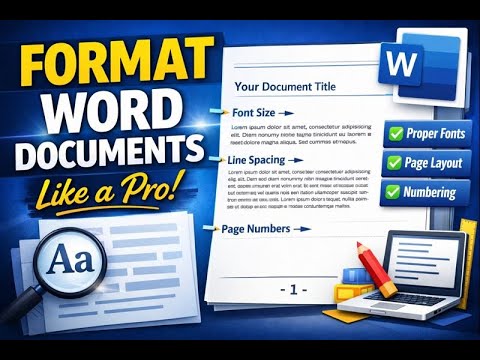 Best practices when formating Microsoft. Word documents - Part 1