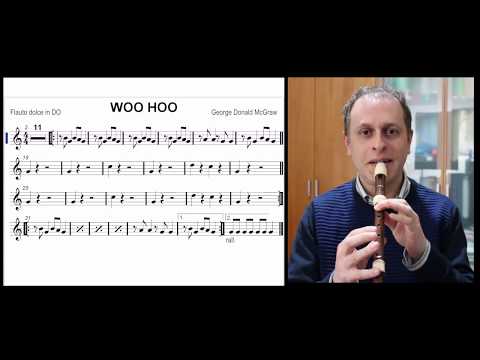 Woo-Hoo - Versione per flauto dolce