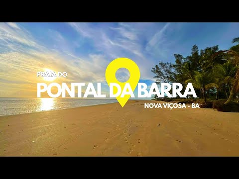 PRAIA DO PONTAL DA BARRA  - MARÉ BAIXA NOVA VIÇOSA BAHIA