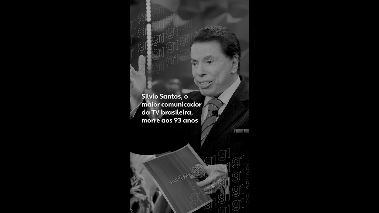 Silvio Santos, o maior comunicador da TV brasileira, morre aos 93 anos #g1
