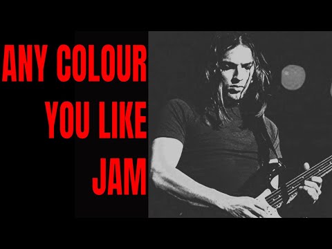 Any Colour You Like Pink Floyd Style Guitar Jam Track (D Minor)