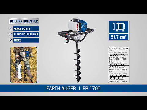 Scheppach EB1700 I ERDBOHRER I EARTH AUGER