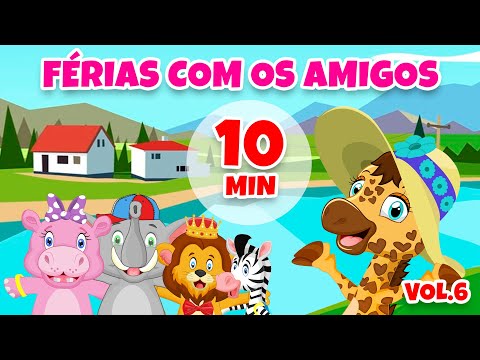 Férias com os amigos Vol. 6 - Giramille 26 min | Desenho Animado Musical