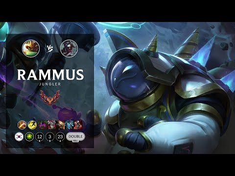 Rammus Jungle vs Kayn - KR Grandmaster Patch 12.16