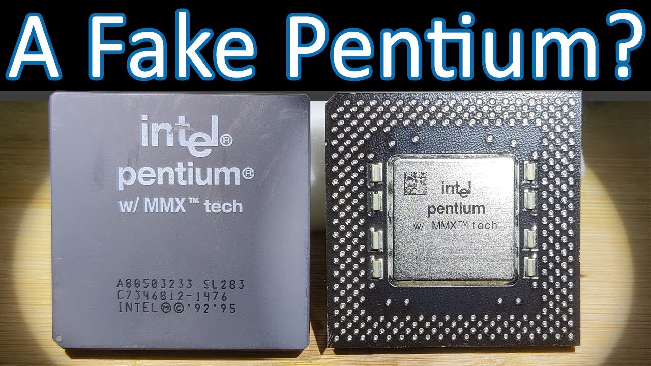 New method to identify Fake Intel Pentiums?