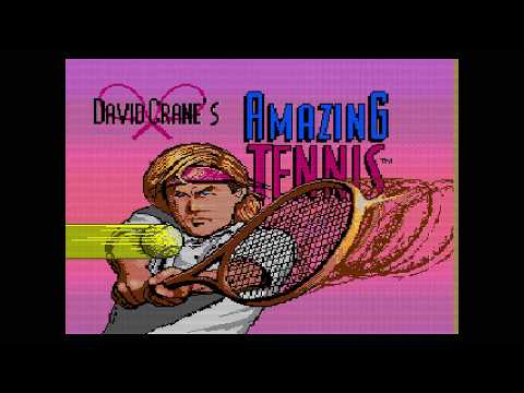 David Crane's Amazing Tennis - Sega Megadrive/Genesis