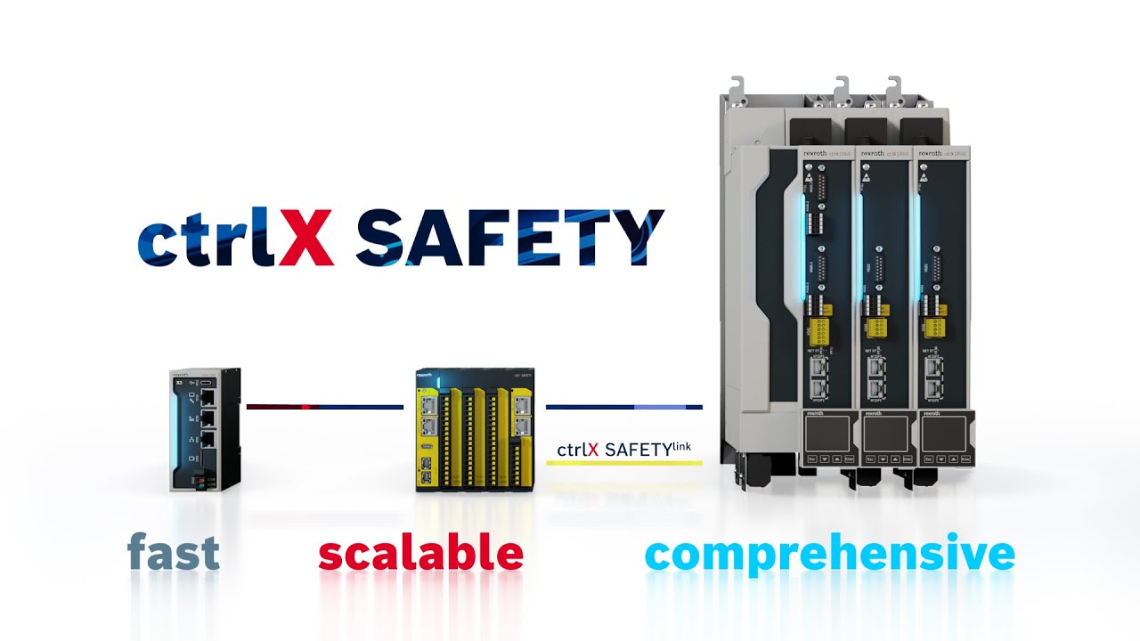[EN] Bosch Rexroth ctrlX SAFETY | fast and compact safety solution