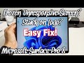 Microsoft Surface Pro 8 Frozen Or Unresponsive Screen Stuck On Windows Logo Easy Fix