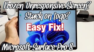 Microsoft Surface Pro 8: Frozen or Unresponsive Screen? Stuck on Windows Logo? Easy Fix!