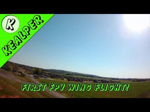 First FPV Wing Flight With The RMRC Recruit V2