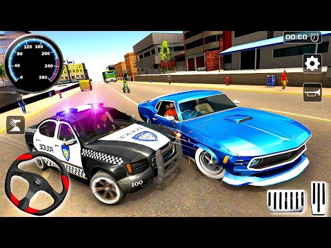 Us Police Car Chase Simulator 3D - Multistorey Cars Driver Android Gameplay 