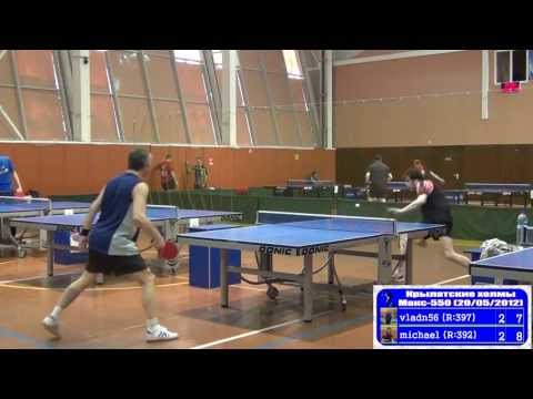 Vladimir NEMASHKALO vs Mikhail MUKHAMEDZHANOV Moscow, Krylatsky Hills Table Tennis