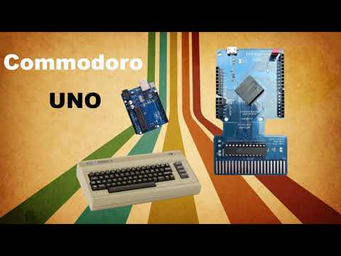 Commodoro UNO -  Arduino UNO like board for Commodore C64 and C128 - based on  82C55 and ATF22V10C