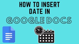 How to Insert Date in Google Docs