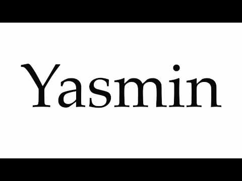 How to Pronounce Yasmin