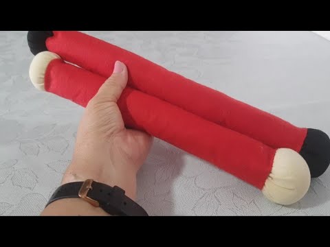 Faça você mesmo um lindo papai Noel para decoração feito com lata de leite em pó com Cris Pinheiro