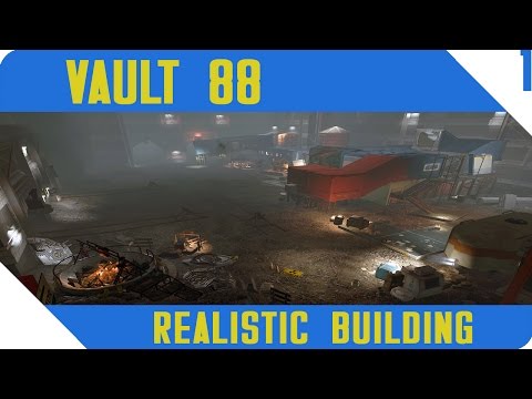 FALLOUT 4 | Vault 88 | Realistic Building | Vault Tec Workshop DLC | Part 1
