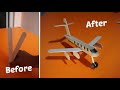 I Built An Airplane Model From Ice Cream Sticks Craft Airplane